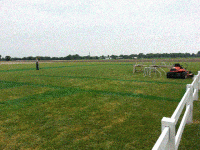 Initial Layout and Herbicide Applied - Defining Runway and Taxiways